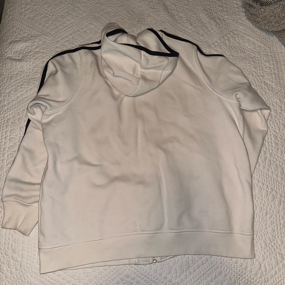 Adidas White Zip-Up Jacket - Picture 3 of 5